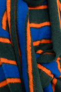 The Tiny Big Sister Bottle Green Stripes Scarf 