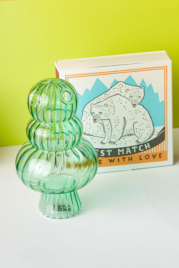 Green Pine Vase