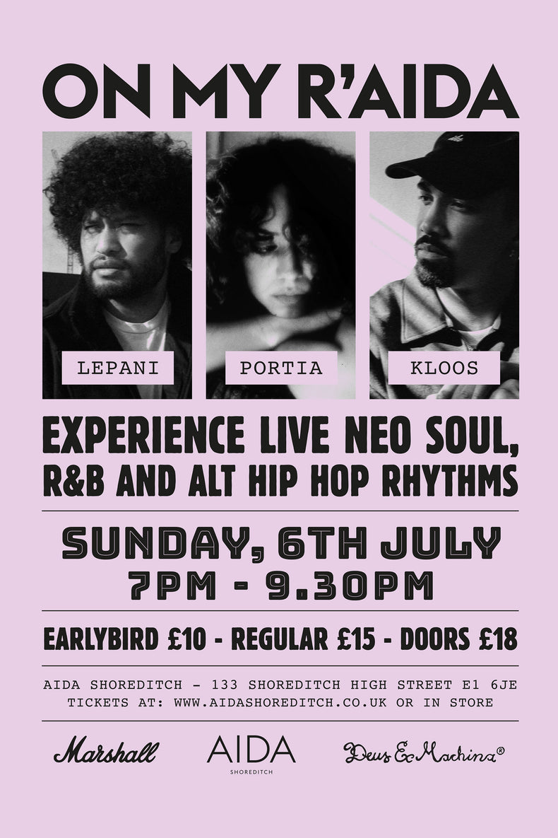 AIDA Wellness & Events ON MY R'AIDA - Live Music Night Sunday 6th July 