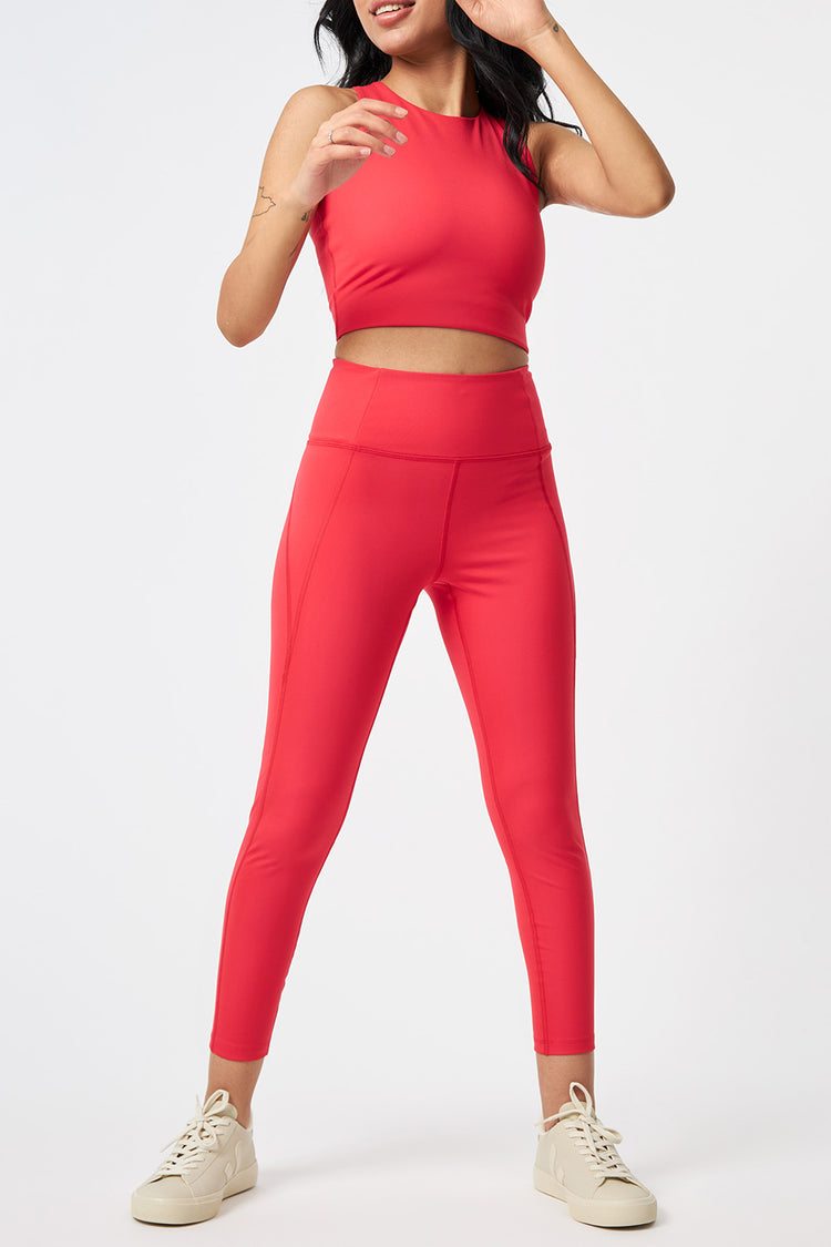 Cherry High Rise 7/8 Leggings