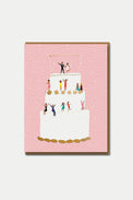 1973 Wedding Cake Card 