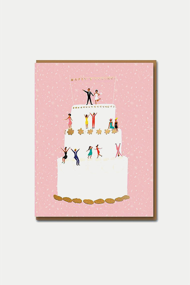 1973 Wedding Cake Card 