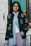 Howlin Navy Flower Cardigan 