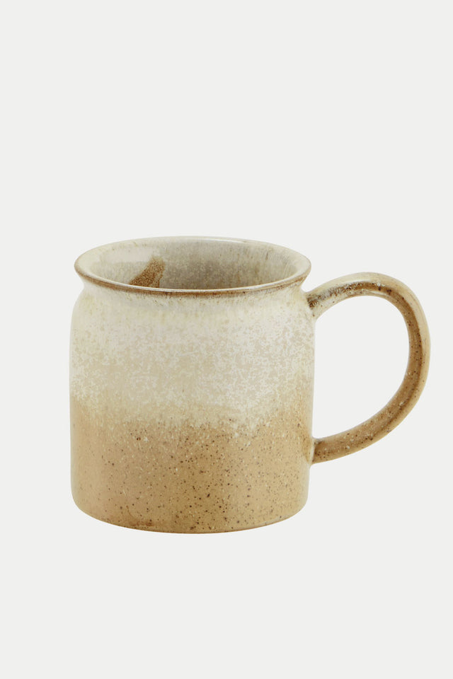 Madam Stoltz Beige Coloured Stoneware Mug 