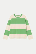 Green Stripes Loro Emily T-Shirt