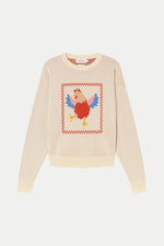 Beige Gallina Paloma Knitted Sweater
