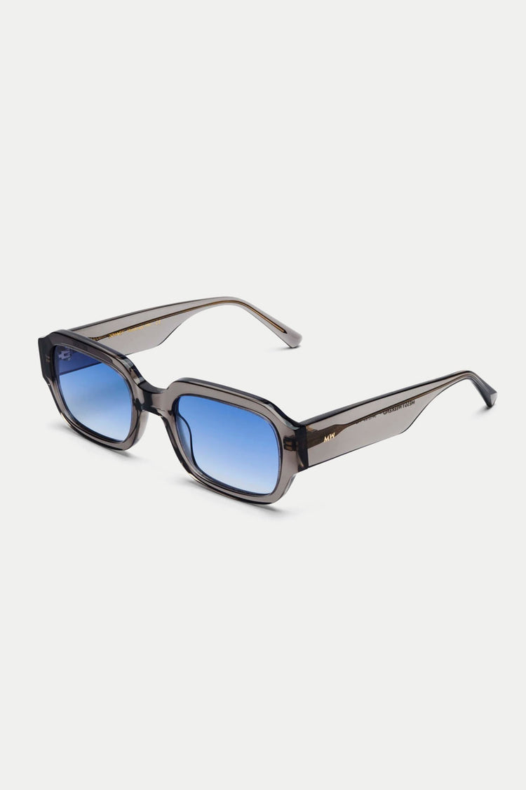 Grey Crystal Blue Downey Sunglasses