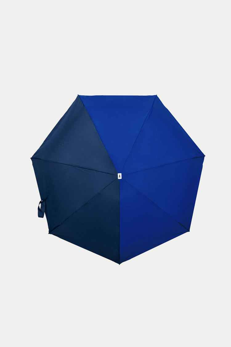 Royal & Navy Blue Victoire Two Tone Compact Umbrella