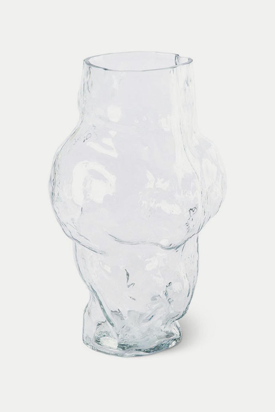 Clear Glass High Cloud Vase