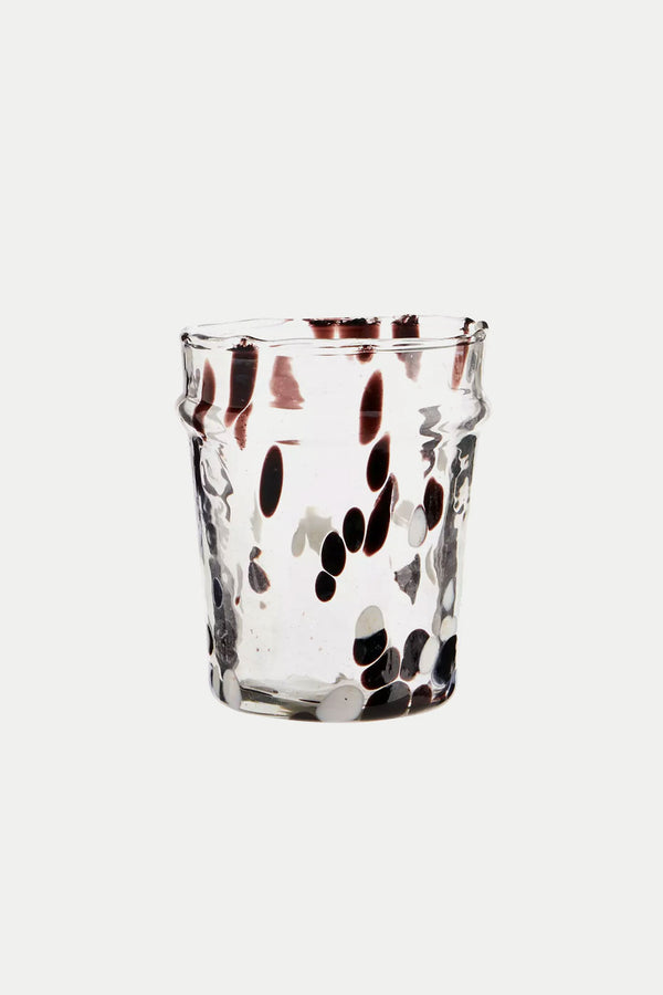 Brown White Clear Drinking Glass
