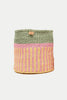 Pink Vertical Stripe Vintage Hoja L