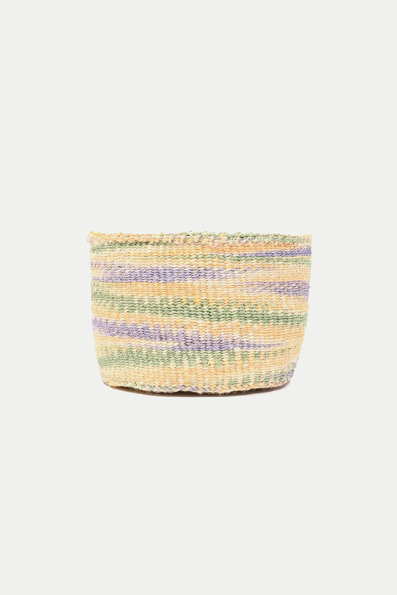 Lavender Soft Yellow Sapling Tie Dye Zaidi Basket S