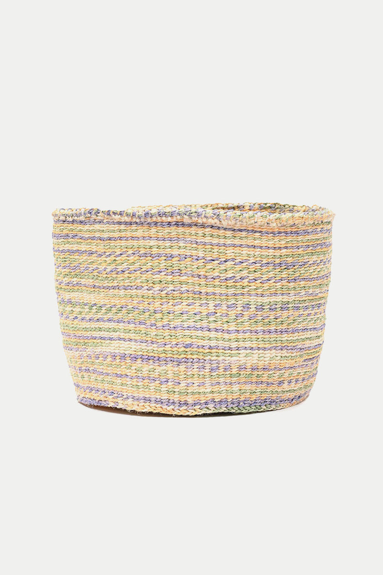 Lavender Soft Yellow Sapling Tie Dye Zaidi Basket M