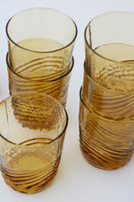 Curry Swirl Water Glass