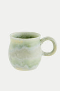 Madam Stoltz Mint Coloured Stoneware Mug 