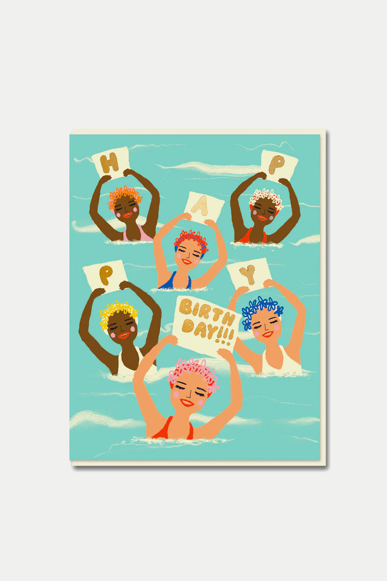 Synchronised Girls Card