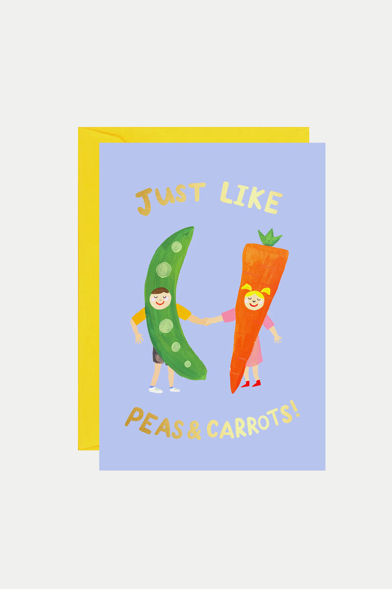 Peas And Carrots Card