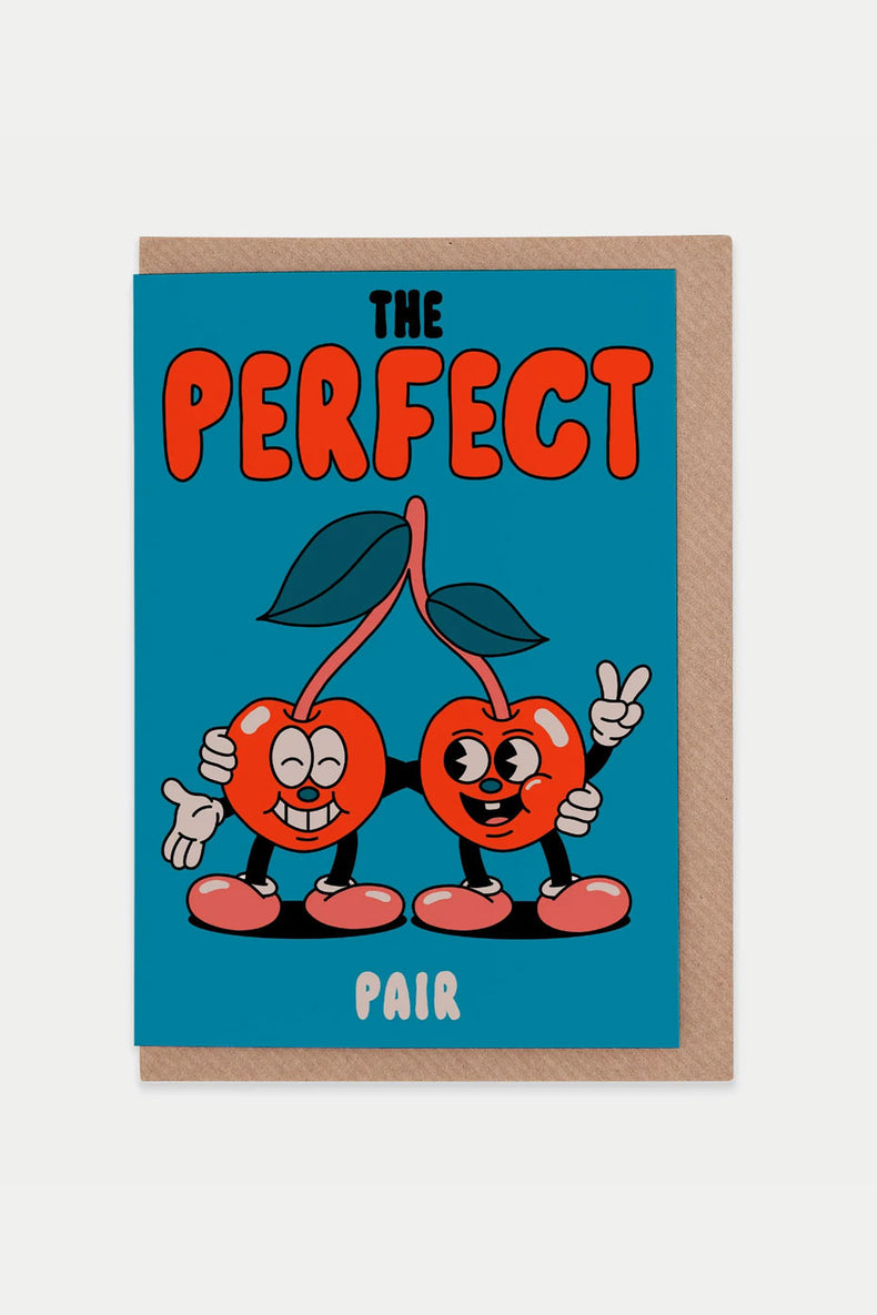 The Perfect Pair Greetings Card