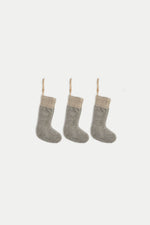 Karru Cotton Velvet Mini Stocking - Set of 3