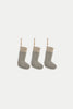 Karru Cotton Velvet Mini Stocking - Set of 3