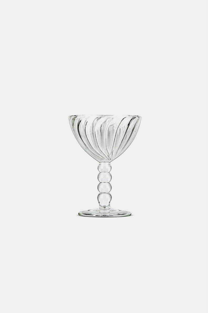 Clear Santosa Champagne Glass