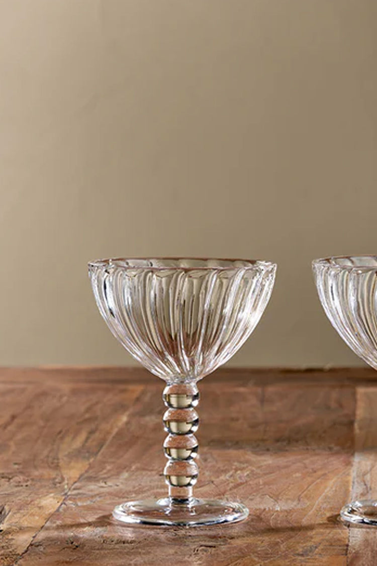 Clear Santosa Champagne Glass