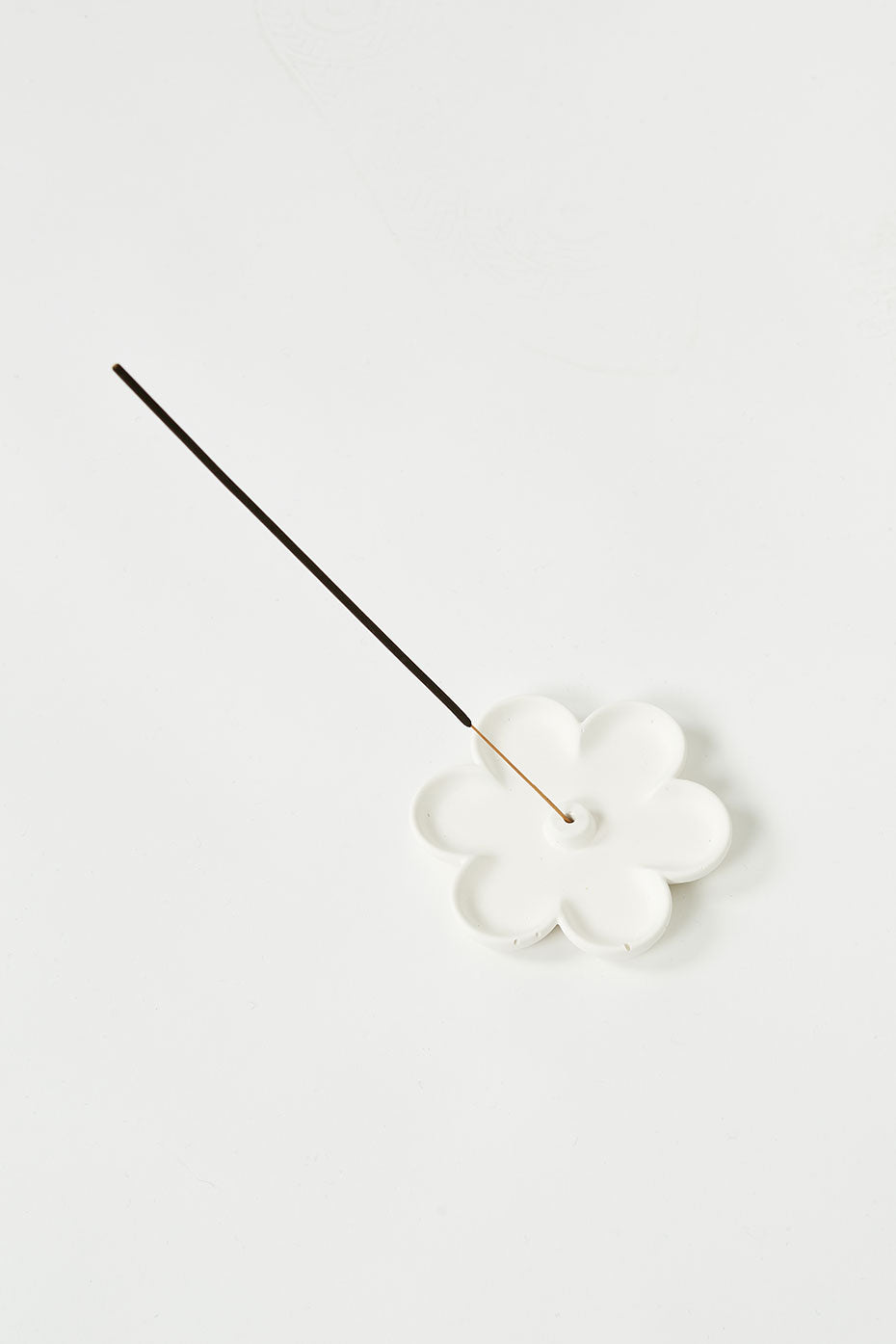 White Flower Incense Holder