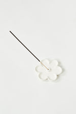 White Flower Incense Holder