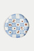 Blue Checkerboard Small Plate