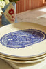Blue Floral Large Plate
