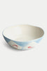 Blue Checkerboard Serving Bowl