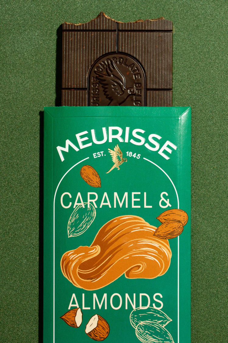 Dark Chocolate With Caramelized Almonds 100g