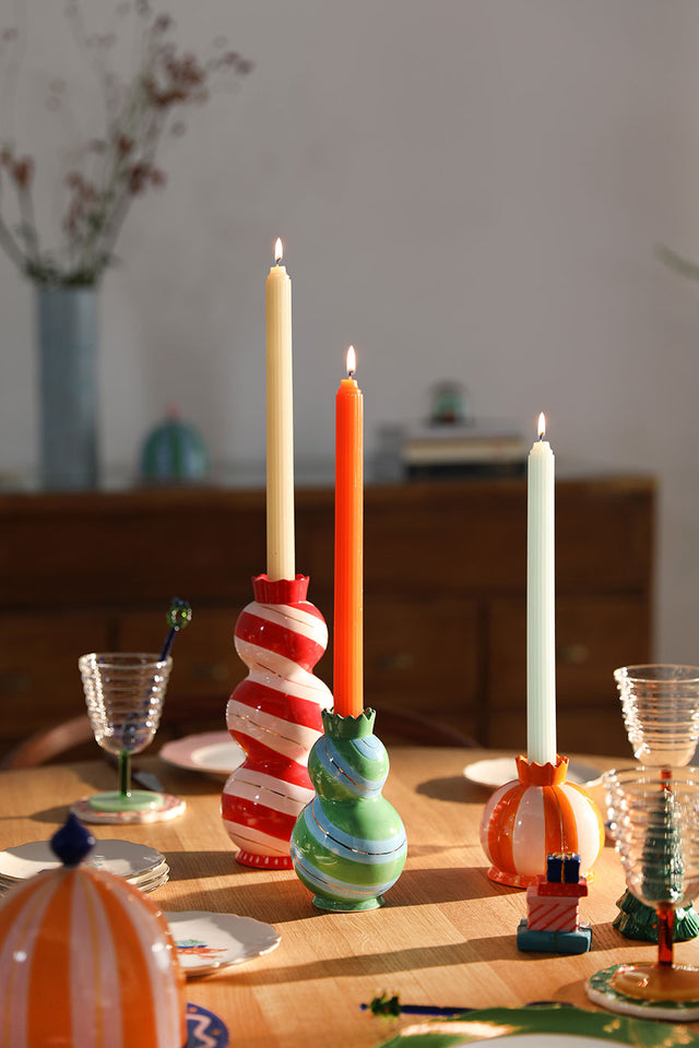 Jolly Green Candle Holder