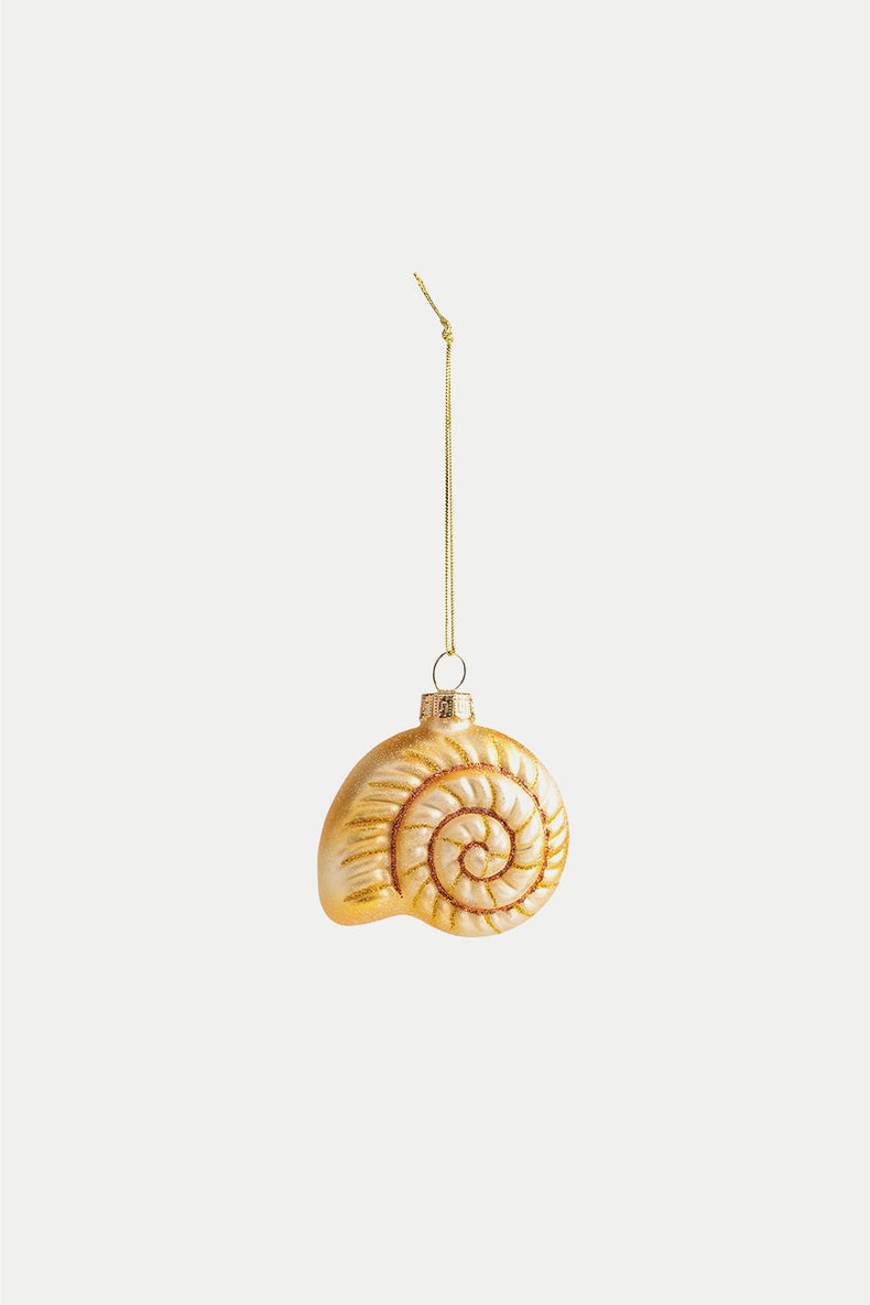 Gold Ocean Ornament