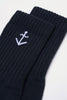 Navy Elias Logo Socks