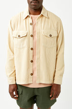 Cream Cord Overshirt
