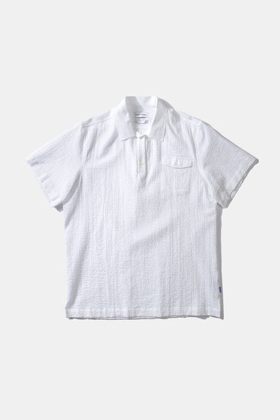 White Polo Seersucker Shirt – Aida Shoreditch