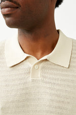 Oatmeal Owen Knit Polo Shirt