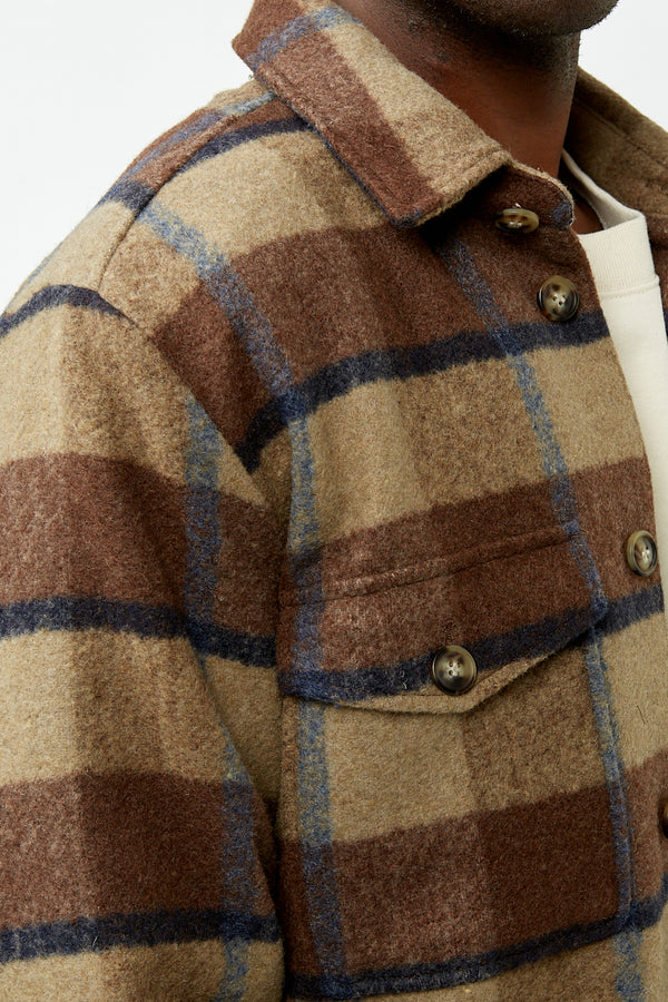 Ermine Brown Archive Overshirt