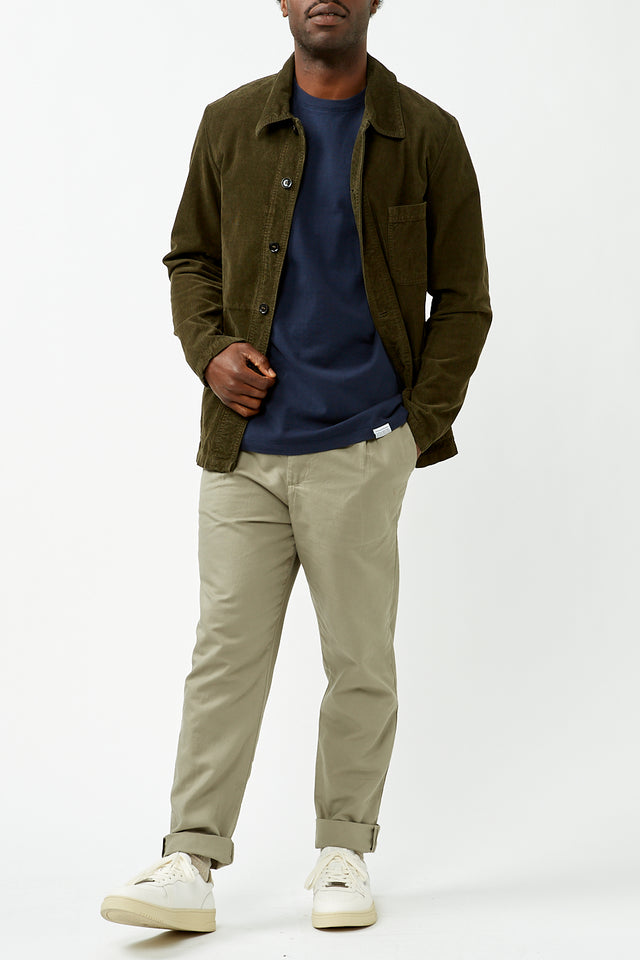 Olive Soft Cord Weaved Jacket