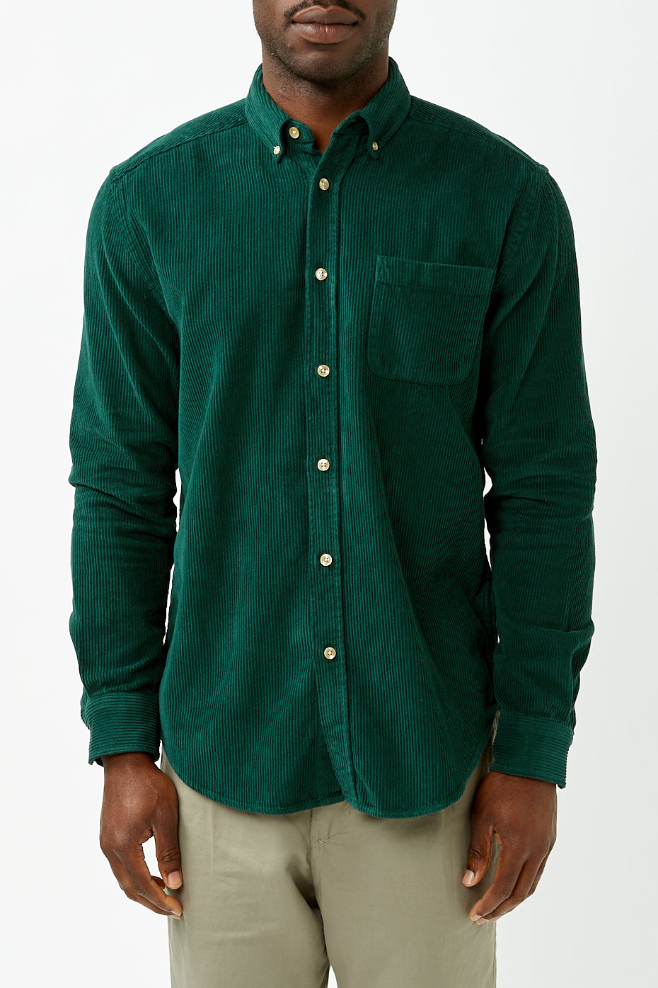 Green Lobo Corduroy Shirt