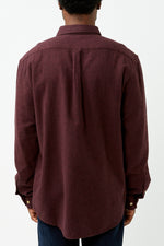 Bordeaux Teca Flannel Shirt