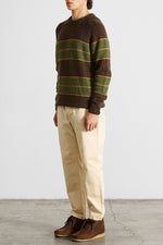 Brown Multi Stripes Sweater