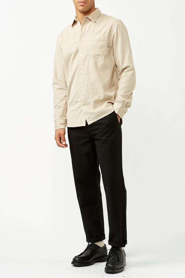 Light Feather Grey Corduroy Shirt