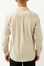 Light Feather Grey Corduroy Shirt