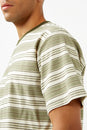 Olive Vintage Stripe T-Shirt