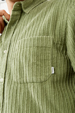 Olive French Cord Shirt