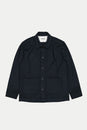Navy Hockney Wool Overshirt