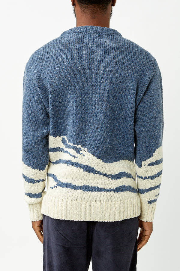 Blue Best Walrus In Town Pullover Mens