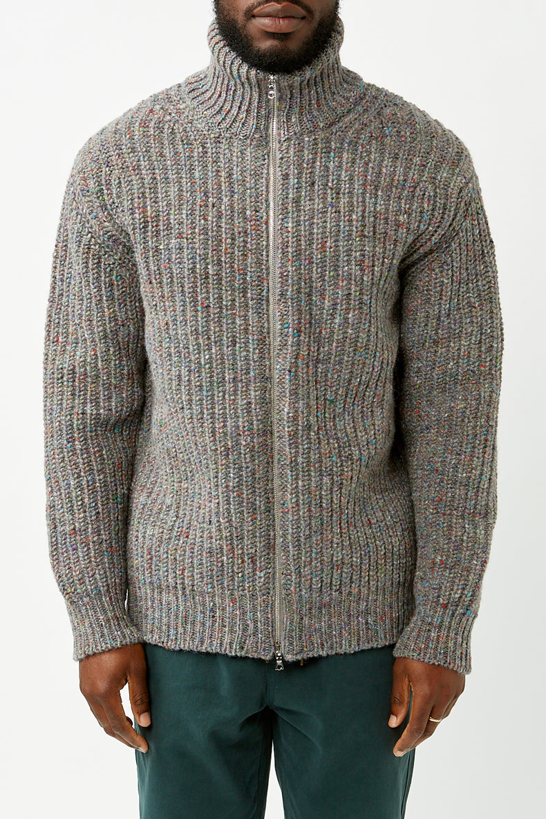 Space Loose Ends Knit Cardigan